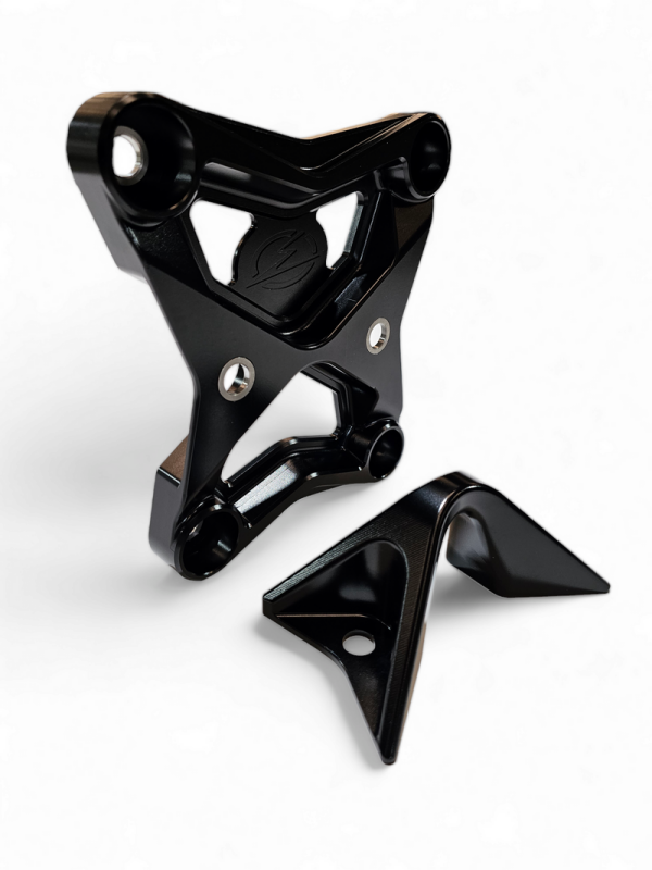 Can-Am Maverick X3 Radius Rod Plate - Elektric Off Road - Anodized - Black - `17-`21